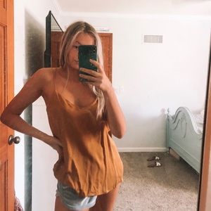 Everly Gold Tank Top